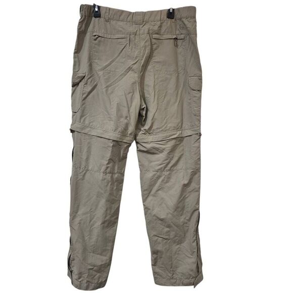 REI Women's Tan Nylon Convertible Cargo Pants - Picture 3 of 12